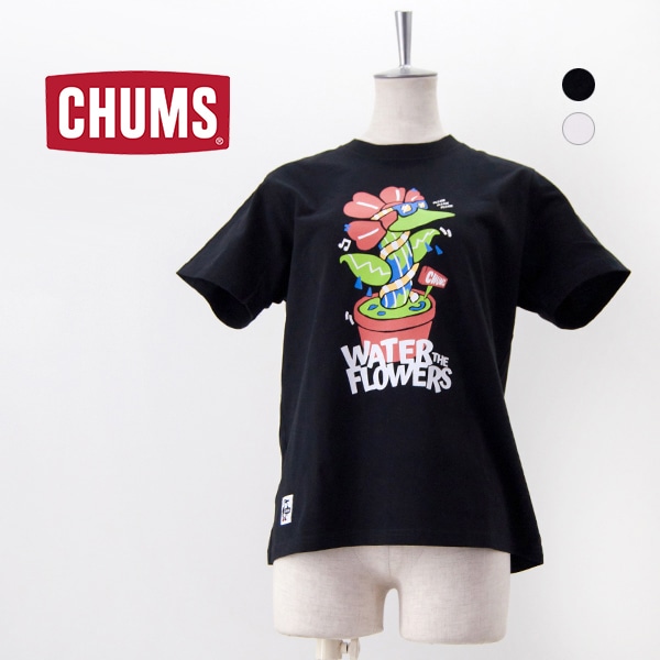 【SALE 40%OFF】CHUMS チャムス レディース アンチバグウォーターインザフラワーズTシャツ［CH11-2509］【2025SS】【返品交換不可】