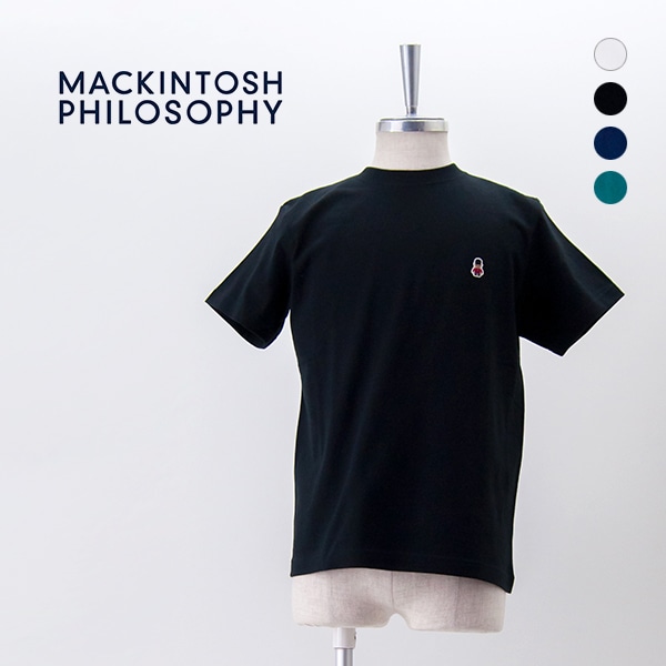 MACKINTOSH PHILOSOPHY マッキントッシュ フィロソフィー メンズ バッキンガムベア 5.6oz天竺 ワンポイントTシャツ［H1P76529］【2025SS】