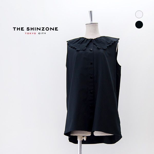 【SALE 20%OFF】THE SHINZONE シンゾーン レディース レースカラーブラウス［25MMSBL04］【2025SS】【返品交換不可】