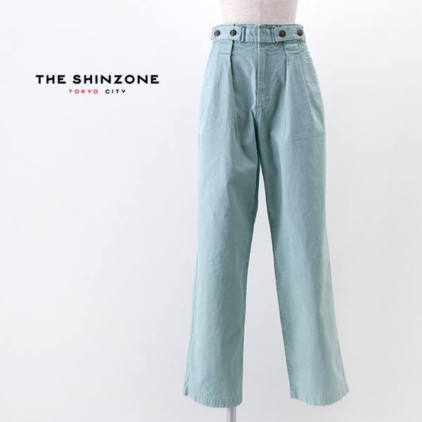 【SALE 20%OFF】THE SHINZONE シンゾーン レディース ガーメントダイ テーパードパンツ［25MMSPA04］【2025SS】【返品交換不可】