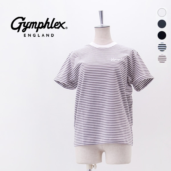 Gymphlex ジムフレックス レディース 刺繍ロゴTシャツ［GY-C0446COM］【BASIC】