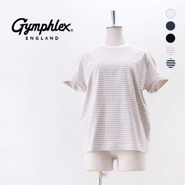 Gymphlex ジムフレックス レディース 刺繍ロゴTシャツ［GY-C0446COM］【2025SS】