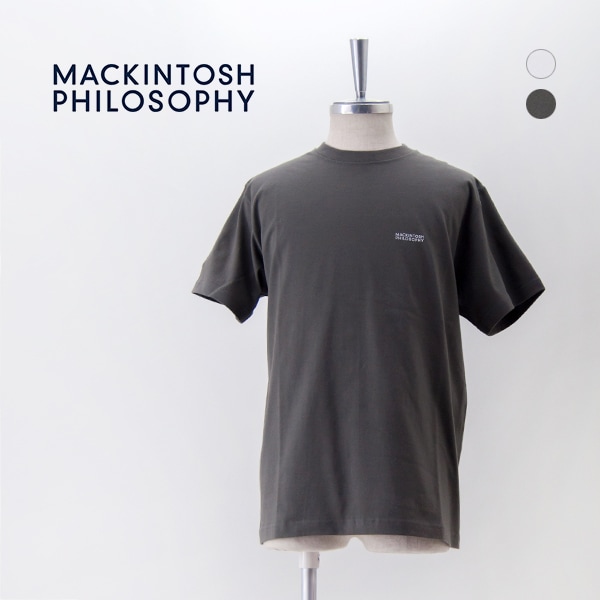 【SOLDOUT】MACKINTOSH PHILOSOPHY マッキントッシュ フィロソフィー メンズ 5.6oz クルーネックロゴTシャツ［H1P78529］【2025SS】