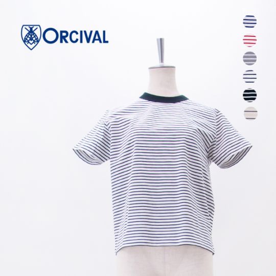 ORCIVAL オーシバル レディース クルーネック半袖Ｔシャツ［OR-C0415CCF］【BASIC】
