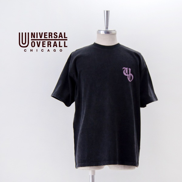 【SOLDOUT】UNIVERSAL OVERALL ユニバーサルオーバーオール ユニセックス ケミカルウォッシュ バックプリントTシャツ［U2523211］【2025SS】