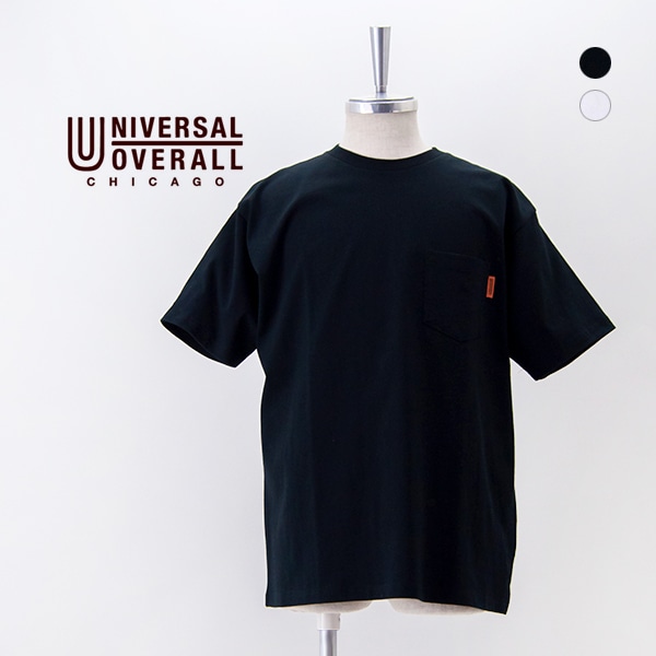 【SALE 40%OFF】UNIVERSAL OVERALL ユニバーサルオーバーオール ユニセックス UOロゴ バックプリントTシャツ［U2523209-B］【2025SS】【返品交換不可】