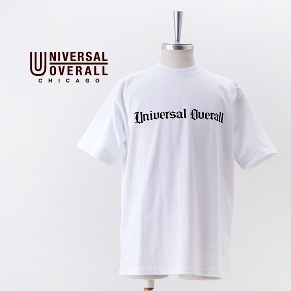 【SOLDOUT】UNIVERSAL OVERALL ユニバーサルオーバーオール ユニセックス オールドイングリッシュロゴ Tシャツ［U2513209-D］【2025SS】