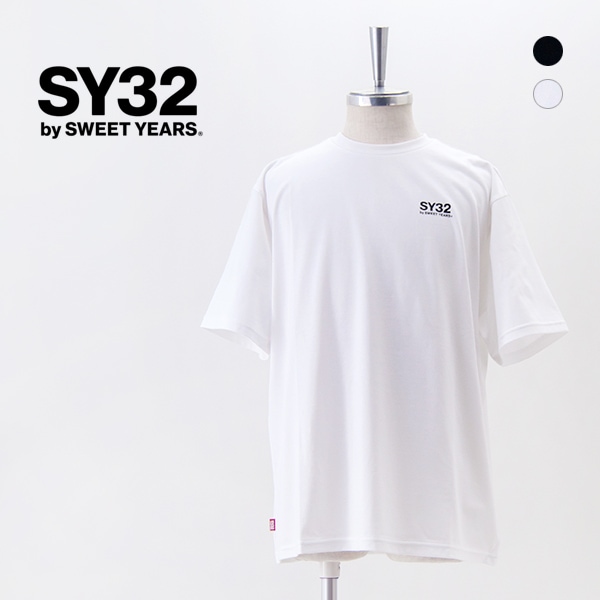 【SOLDOUT】SY32 by SWEET YEARS エスワイサーティトゥバイスィートイヤーズ メンズ ベーシックロゴテープTシャツ［15053］【2025SS】