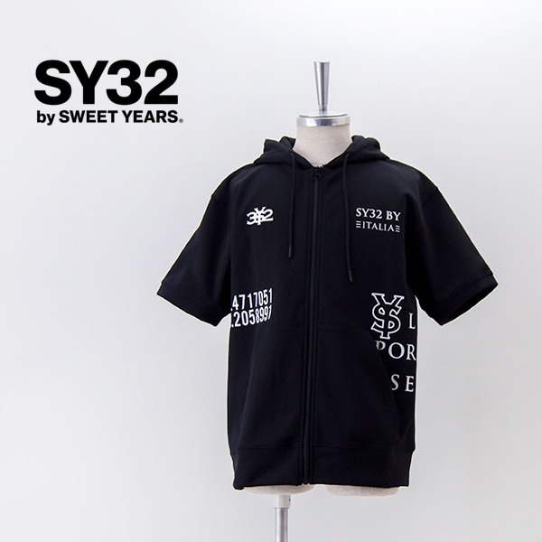 【SOLDOUT】SY32 by SWEET YEARS エスワイサーティトゥバイスィートイヤーズ メンズ スパイラルニット ジップフーディー［15012］【2025SS】