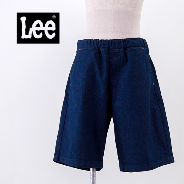 Lee リー ユニセックス FLeeasy Shorts ルーズフィット インディゴブルー［LM5809］【2025SS】