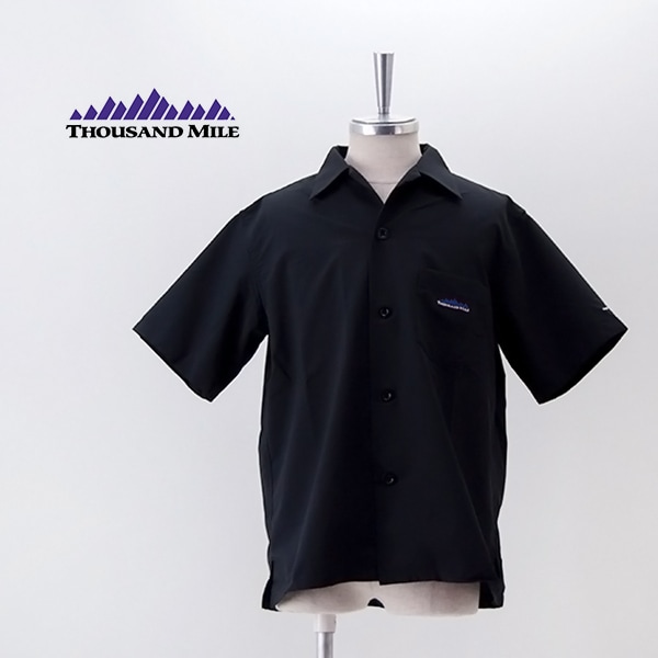 【SALE 30%OFF】THOUSAND MILE サウザウンドマイル メンズ オープンカラーシャツ［TM251HA00891］【2025SS】【返品交換不可】