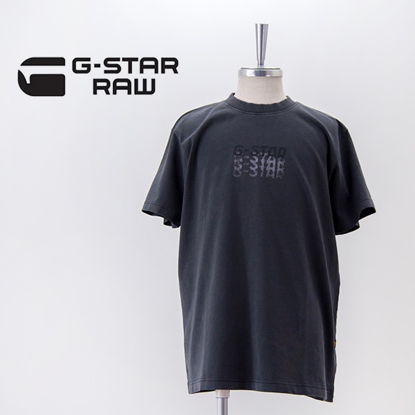 【SALE 50%OFF】G-STAR RAW ジースターロゥ メンズ マルチロゴTシャツ［D26049-C756］【2025SS】【返品交換不可】