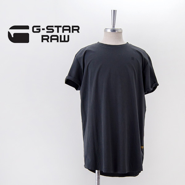 【SALE 50%OFF】G-STAR RAW ジースターロゥ メンズ テキストバックグラフィック オーバーダイラッシュTシャツ［D25971-2653］【2025SS】【返品交換不可】