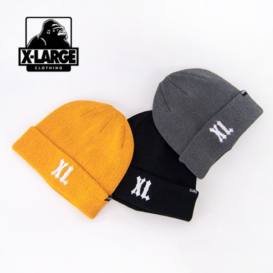 【SOLDOUT】XLARGE エクストララージ XLロゴ カフクールビーニー［101253051007］【2025FW】