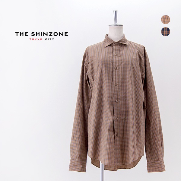 THE SHINZONE シンゾーン レディース ペックチェックシャツ［25AMSBL06