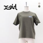 X-girl ���å��������� ��ǥ����� �ե����䡼�ϡ��� ����T����ġ�105253011010�ϡ�2025FW��