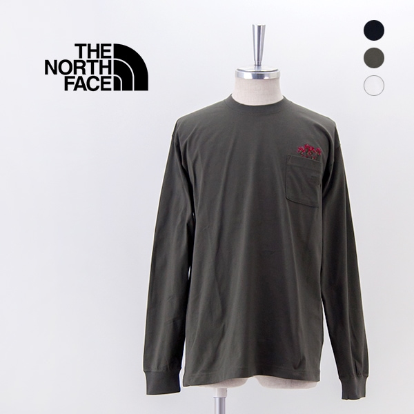 THE NORTH FACE ザ・ノース・フェイス ユニセックス ロングスリーブフラッシュドライフラワーロゴティー［NT82535］【2025FW】
