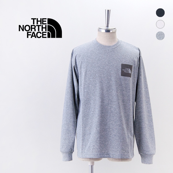 THE NORTH FACE ザ・ノース・フェイス ユニセックス ロングスリーブスクエアロゴティー［NT82534］【2025FW】