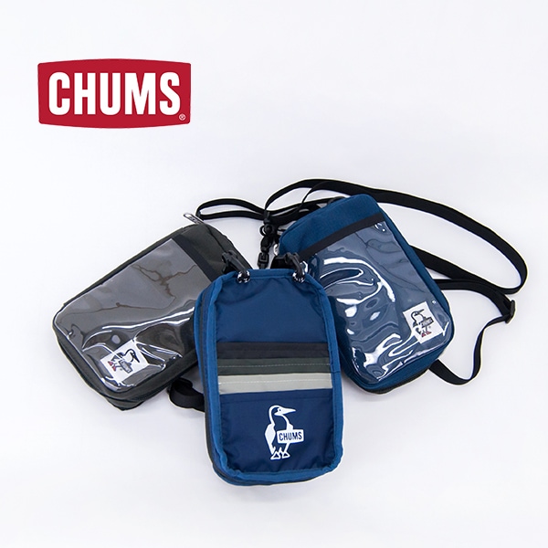 CHUMS チャムス リバーシブルスマートフォンショルダーバッグスウェットナイロン［CH60-4018］【2025FW】