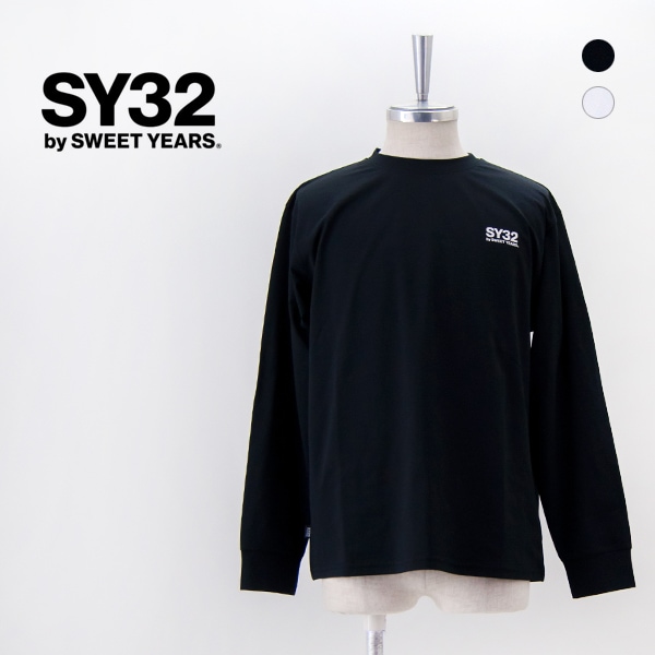 【SALE 40%OFF】SY32 by SWEET YEARS エスワイサーティトゥバイスィートイヤーズ メンズ サークルロゴ バックプリント ロングスリーブTシャツ［15502］【2025FW】【返品交換不可】
