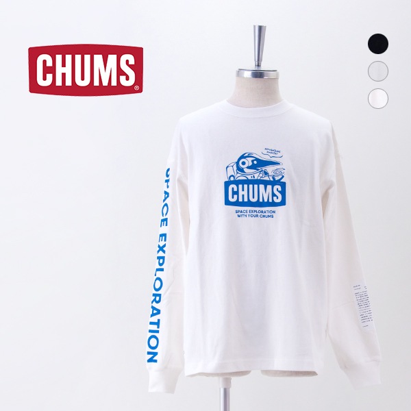 【SALE 20%OFF】CHUMS チャムス メンズ スペースブービーブラッシュドロングスリーブTシャツ［CH01-2633］【2025FW】【返品交換不可】