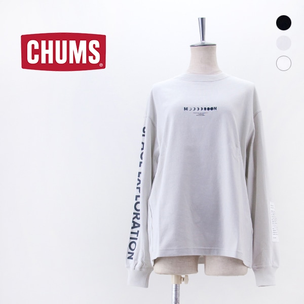 【SALE 40%OFF】CHUMS チャムス レディース スペースブービームーンブラッシュドロングスリーブTシャツ［CH11-2634］【2025FW】【返品交換不可】