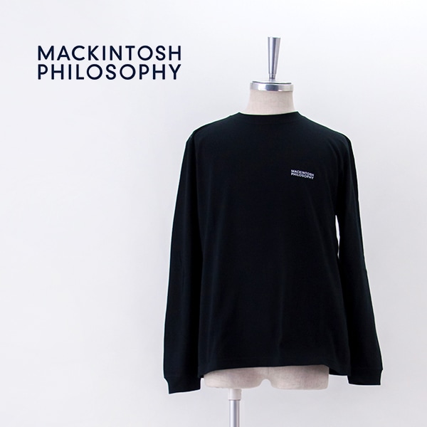 MACKINTOSH PHILOSOPHY マッキントッシュ フィロソフィー メンズ 5.6oz天竺 クルーネックロゴロンＴ［H1P17617］【2025FW】