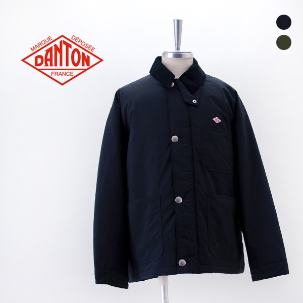 DANTON ダントン メンズ 中綿ナイロン カバーオールジャケット［DT-A0524NTF］【2025FW】