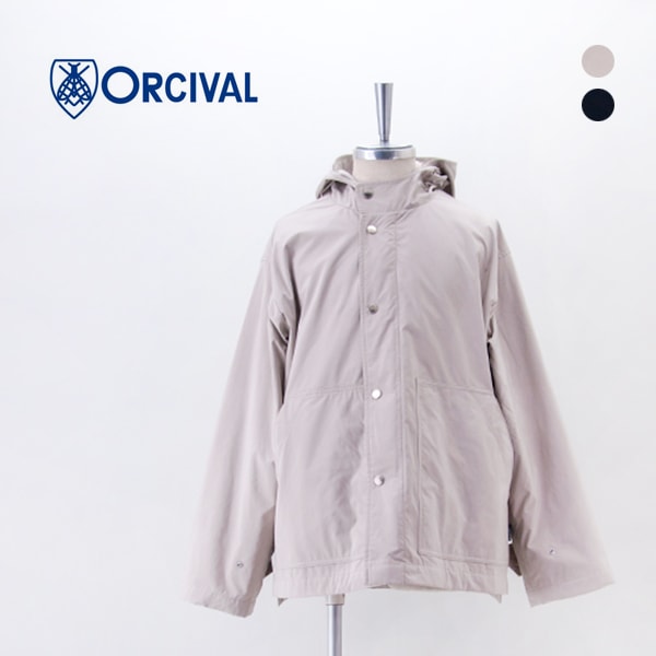 【SALE 30%OFF】ORCIVAL オーシバル メンズ ツイル フードブルゾン［OR-A0733KTM］【2025FW】【返品交換不可】
