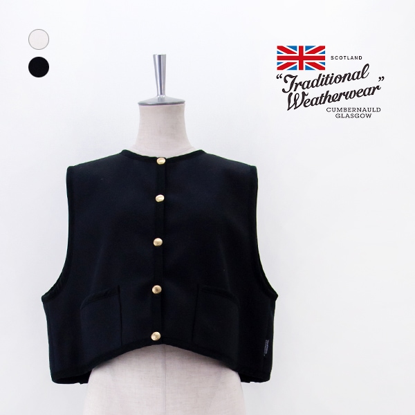 Traditional Weatherwear トラディショナルウェザーウェア レディース アークリー ジレ ウールジャージー［L252APFVS0307MW］ 【2025FW】