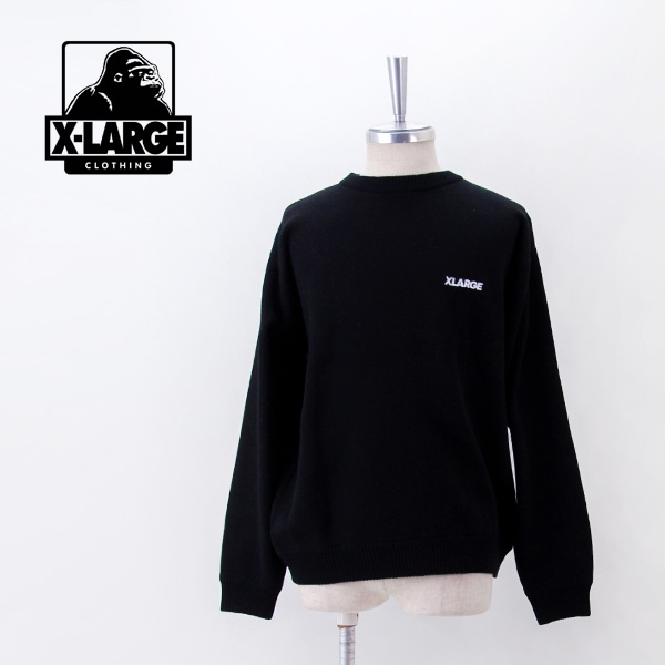 【SOLDOUT】XLARGE エクストララージ メンズ OG クルーネックニット［101253015001］【2025FW】