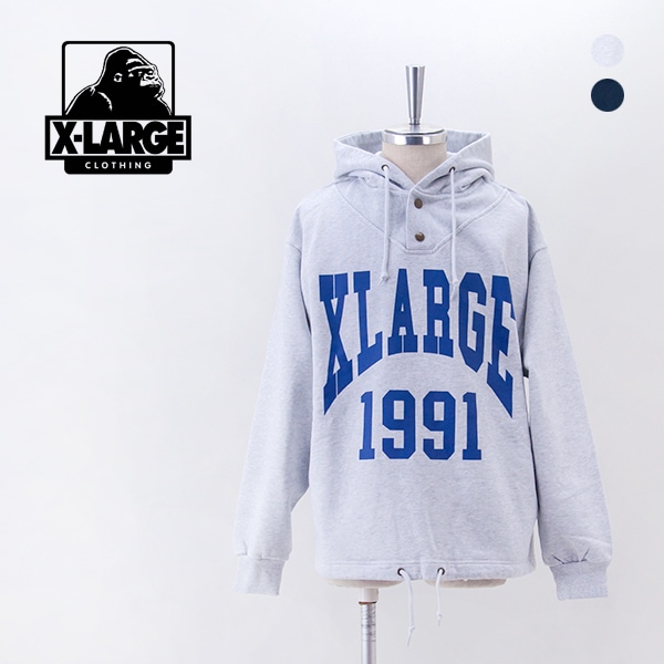 【SALE 30%OFF】XLARGE エクストララージ メンズ ディフォメーション フーディースウェットシャツ［101253012009］【2025FW】【返品交換不可】