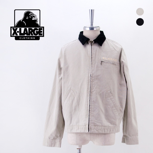 【SALE 30%OFF】XLARGE エクストララージ メンズ スカル ワークジャケット［101253021007］【2025FW】【返品交換不可】