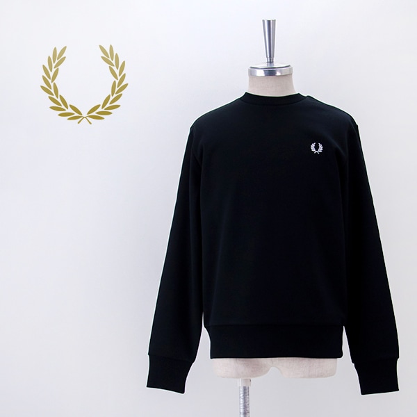 FRED PERRY フレッドペリー メンズ ボールドブランディング クルーネック スウェットシャツ［M1369］【2025FW】