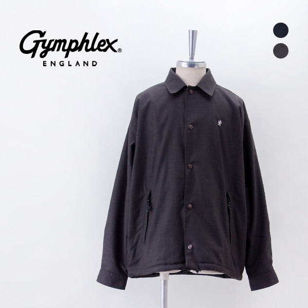 【SALE 30%OFF】Gymphlex ジムフレックス メンズ ウールライクツイル ジャケット［GY-A0724ASM］【2025FW】【返品交換不可】