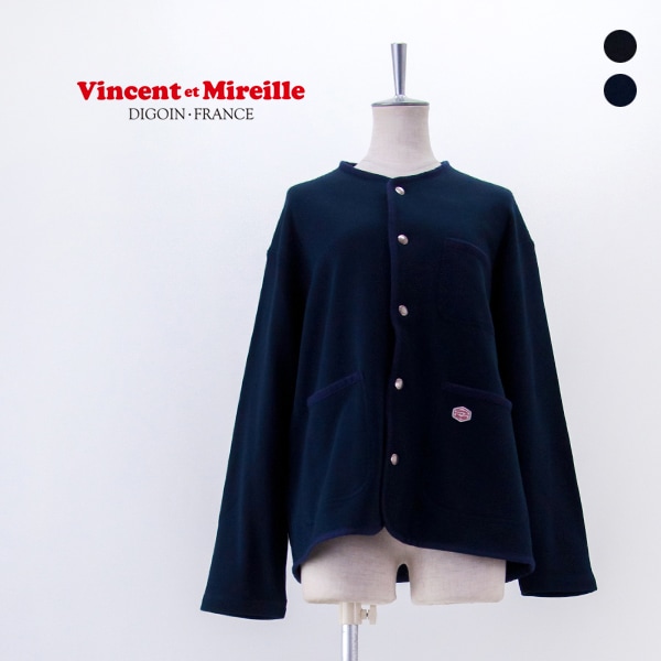 【SOLDOUT】Vincent et Mireille ヴァンソンエミレイユ レディース フレンチテリーカーディガン［VM252FT27110］【2025FW】
