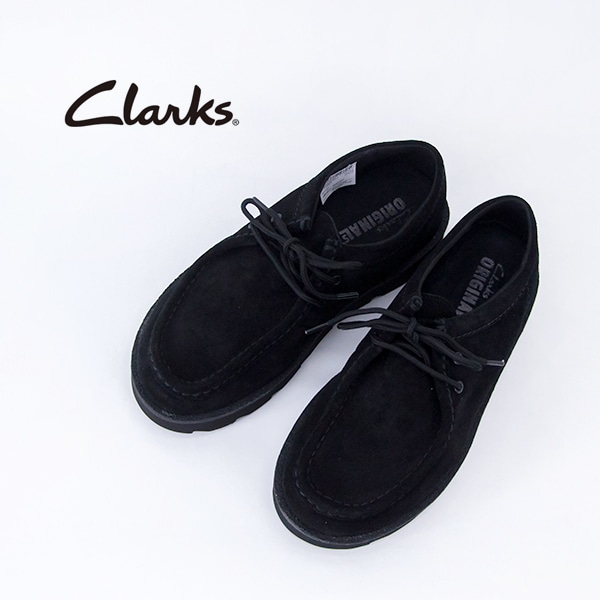 CLARKS クラークス メンズ Wallabee ワラビー ブラックレザー