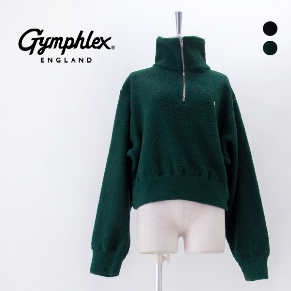 【SALE 30%OFF】Gymphlex ジムフレックス レディース フリース ハーフジッププルオーバー［GY-C0475FFC］【2025FW】【返品交換不可】