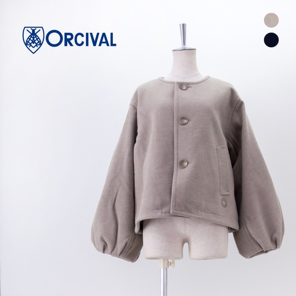 【SALE 30%OFF】ORCIVAL オーシバル レディース ブリティッシュツイード ノーカラーブルゾン［OR-A0743BBT］【2025FW】【返品交換不可】
