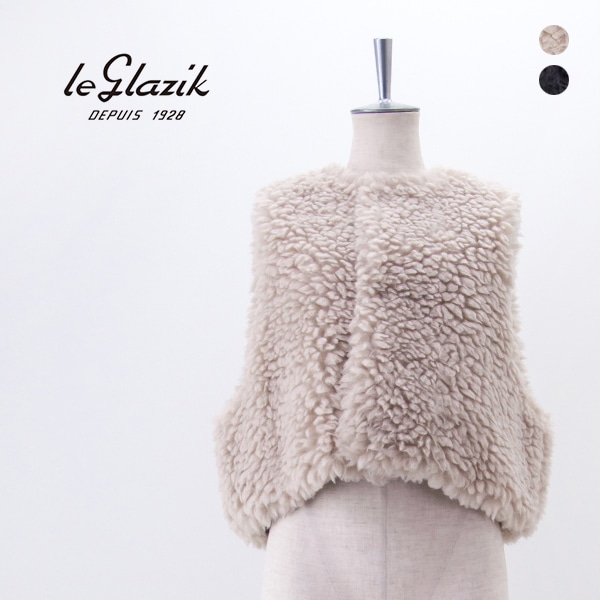 【SOLDOUT】Le glazik ル グラジック レディース エコファー ジレ［LG-B0423FPT］【2025FW】
