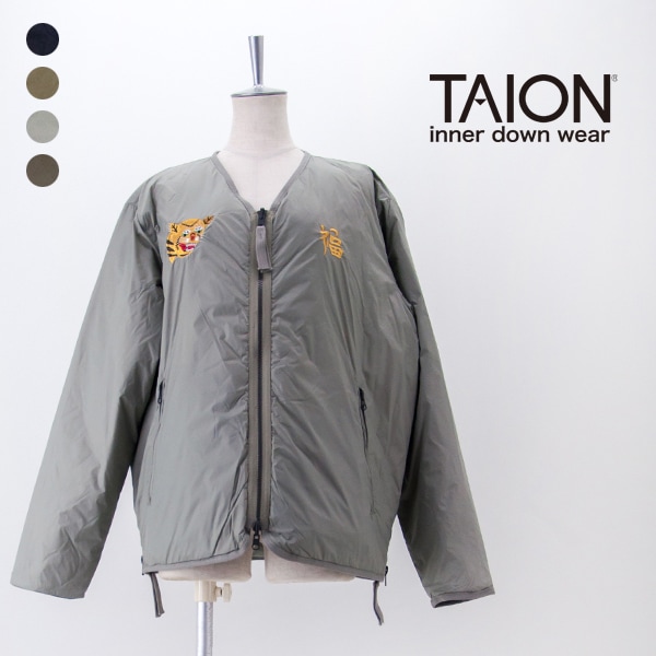 【SOLDOUT】TAION タイオン ユニセックス ジャパンスペシャル リバーシブル ベトジャン ダウンジャケット［TAION-JK03JS］【2025FW】