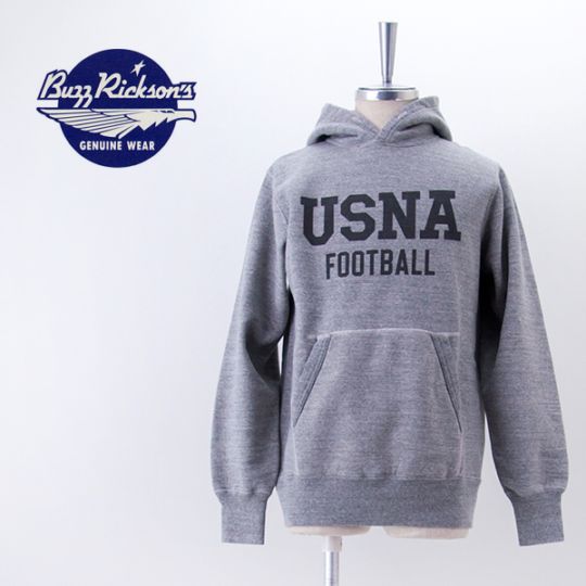 BUZZ RICKSON'S バズリクソンズ メンズ スウェットパーカー U.S. NAVAL ACADEMY［BR69640］【2025FW】