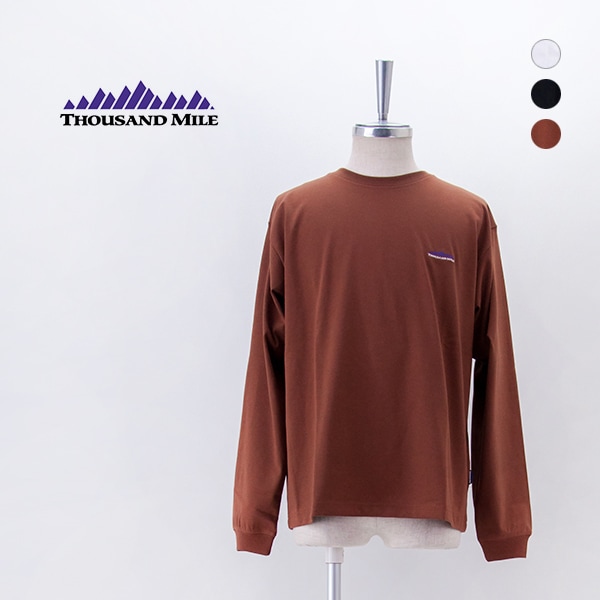 【SALE 30%OFF】THOUSAND MILE サウザウンドマイル ユニセックス ロングスリーブTシャツ［TM252TC00280］【2025FW】【返品交換不可】