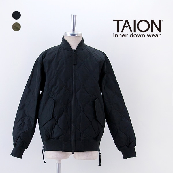 【SOLDOUT】TAION タイオン ユニセックス ミリタリー MA-1 ダウンジャケット［TAION-111M1ML-1］【2025FW】