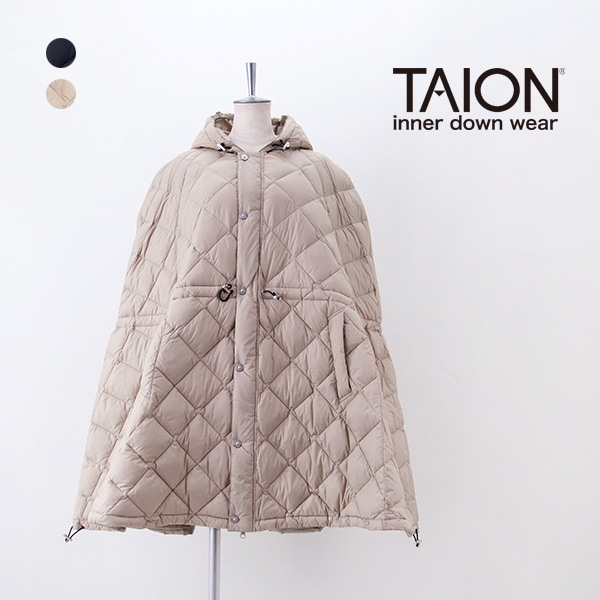 TAION タイオン ユニセックス シティ ダウンケープ［TAION-CPCI］【2025FW】