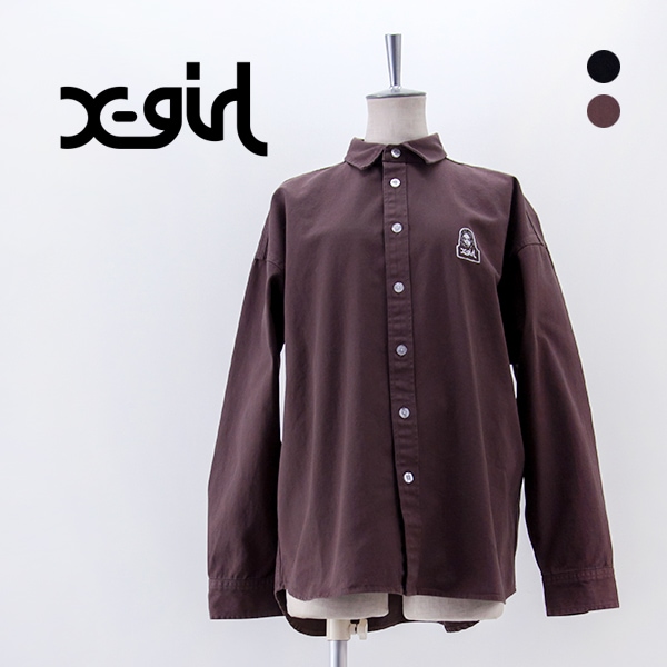 値下げ　Gymphlex レディース長袖シャツ　M Gymphlex ジムフレックス レディース ライトデニム 長袖ボタンダウン