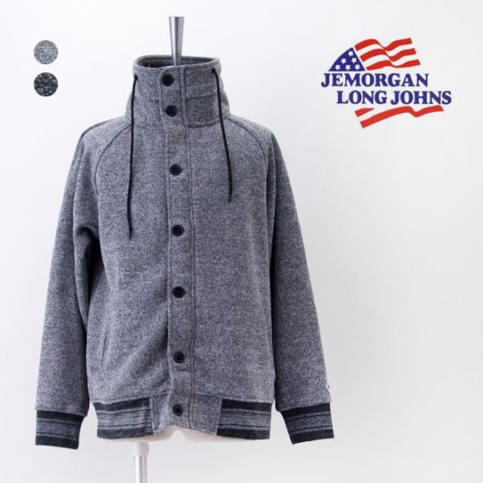 JEMORGAN LONG JOHNS ジェーイーモーガンロングジョーンズ ユニセックス ニットフリース フルジップパーカー［JF821-524］【2025FW】