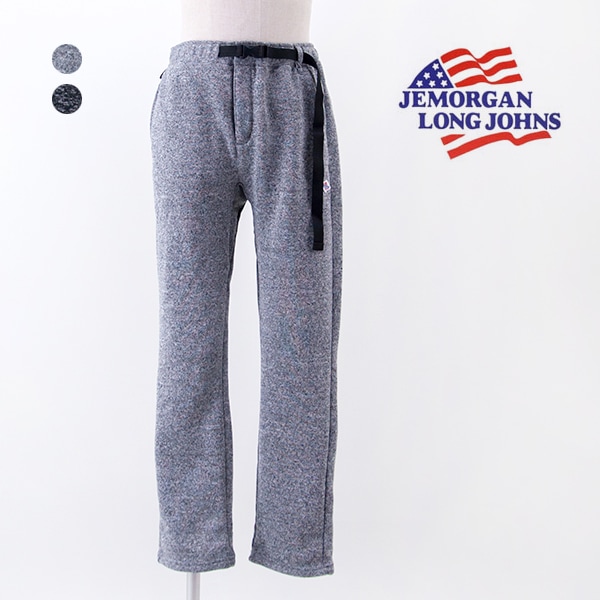 【SALE 30%OFF】JEMORGAN LONG JOHNS ジェーイーモーガンロングジョーンズ ユニセックス ニットフリース ロングパンツ［JF225-544］【2025FW】【返品交換不可】