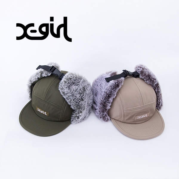 X-girl エックスガール ドッグイヤージェットキャップ［105253051004］【2025FW】
