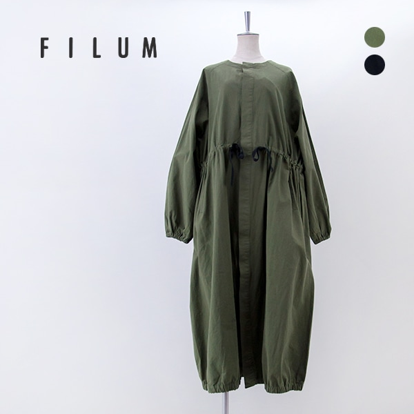 FILUM フィルム レディース リラックスコクーンミリタリーコート［2405102-2］【2025FW】